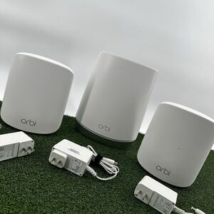 Netgear Orbi RBK653 AX3000 Wifi 6 Tri-Band Mesh System (1 Router, 2 Satellites)